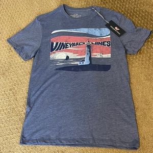 NWT Vineyard Vines Island T-Shirt in Baltic Blue, Size S